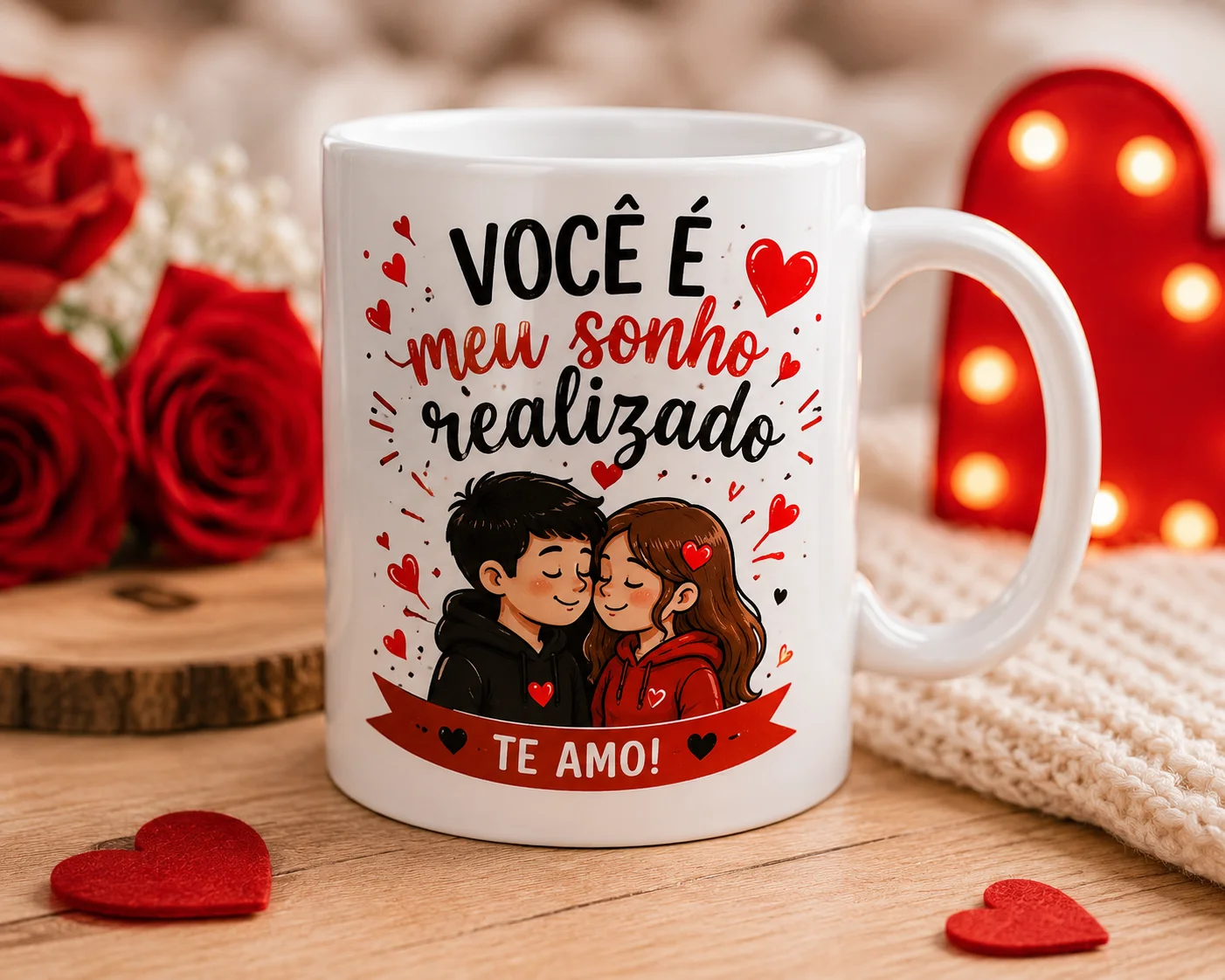 Arte DTF UV Dia dos Namorados